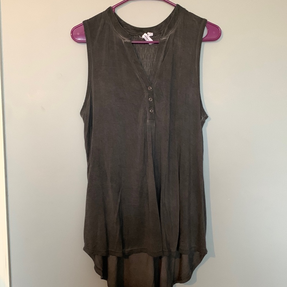 Cable & gauge charcoal gray tank size L